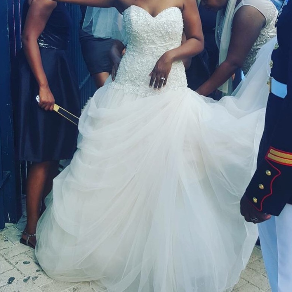 Beautiful wedding gown