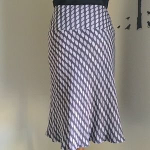 LOFT - Gorgeous Geometric A-line Skirt - 8