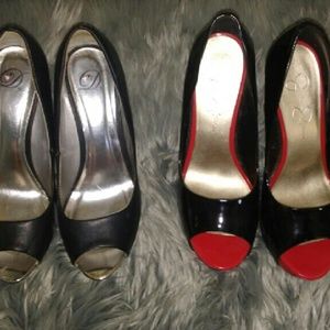 Size9 peep toe heels