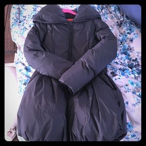 Puffer dress coat