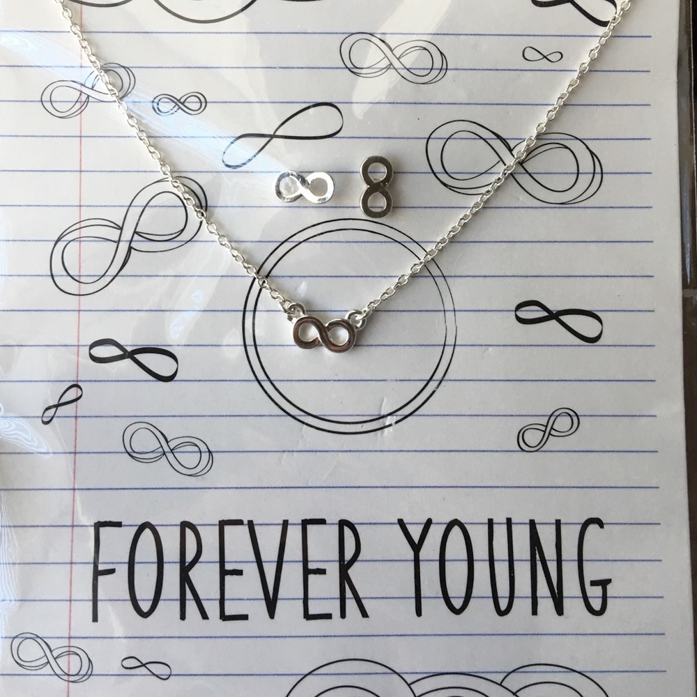 Infinity Earring & Necklace set