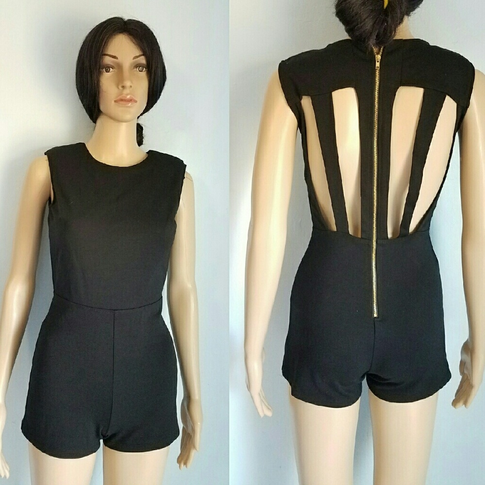 BLACK ROMPER