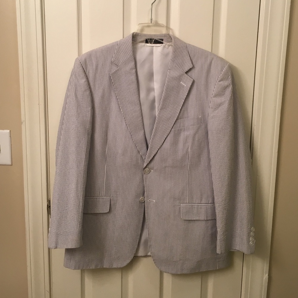 Seersucker Blazer