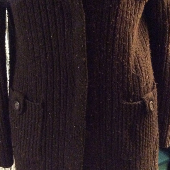 Liz Claiborne Tweed 4 Pocket Cardigan - Picture 2 of 4