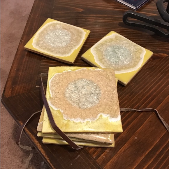 Anthropologie coasters (set of 6). - Picture 2 of 4