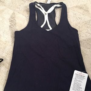 Lululemon Navy Dance to Yoga Tank Size 8