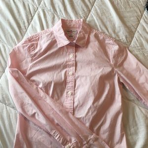 J Crew pink button down shirt