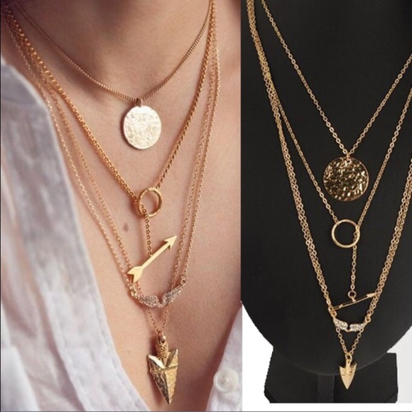 Jewelry - Arrowhead layered necklace
