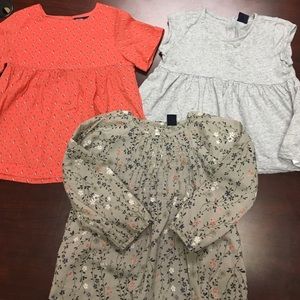 Gap toddler shirt/blouse bundle