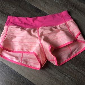 Lululemon size 4 speed shorts