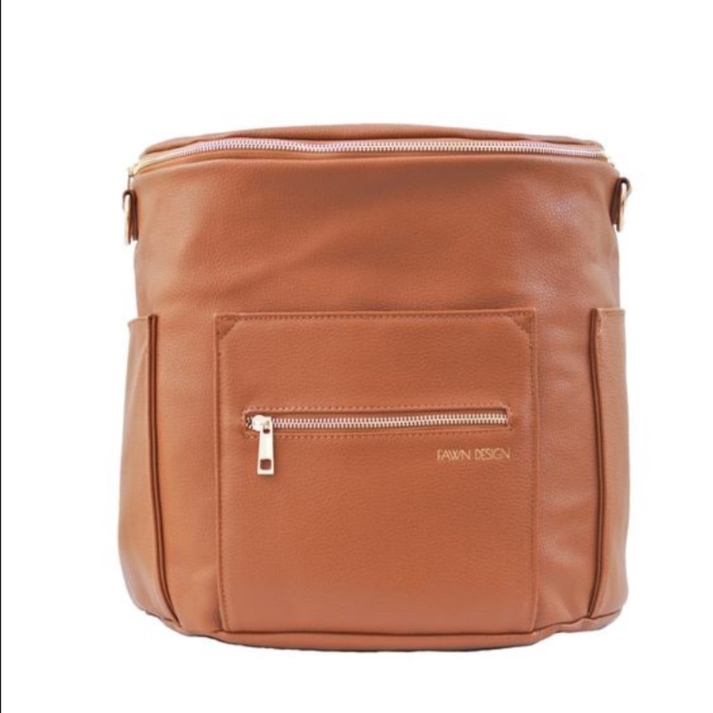 brown fawn design bag