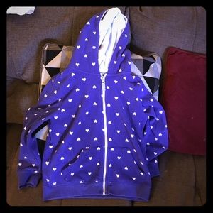 Child's fleece hoodie jacket