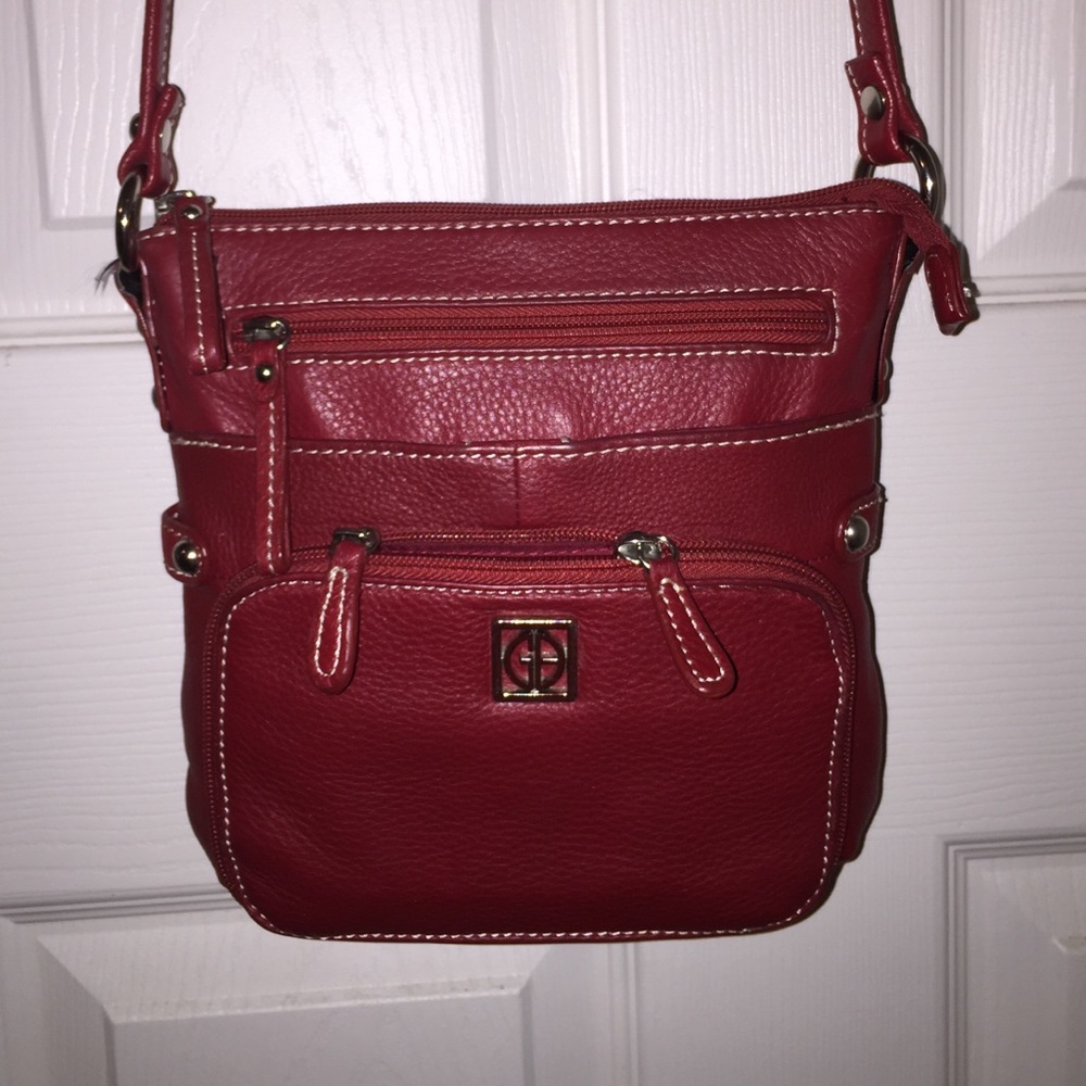 Leather cross body