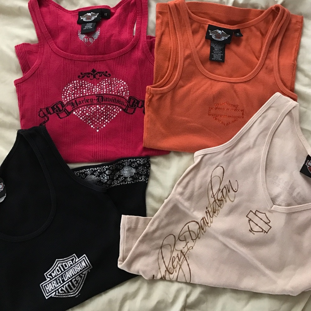 Harley Davidson tank top lot