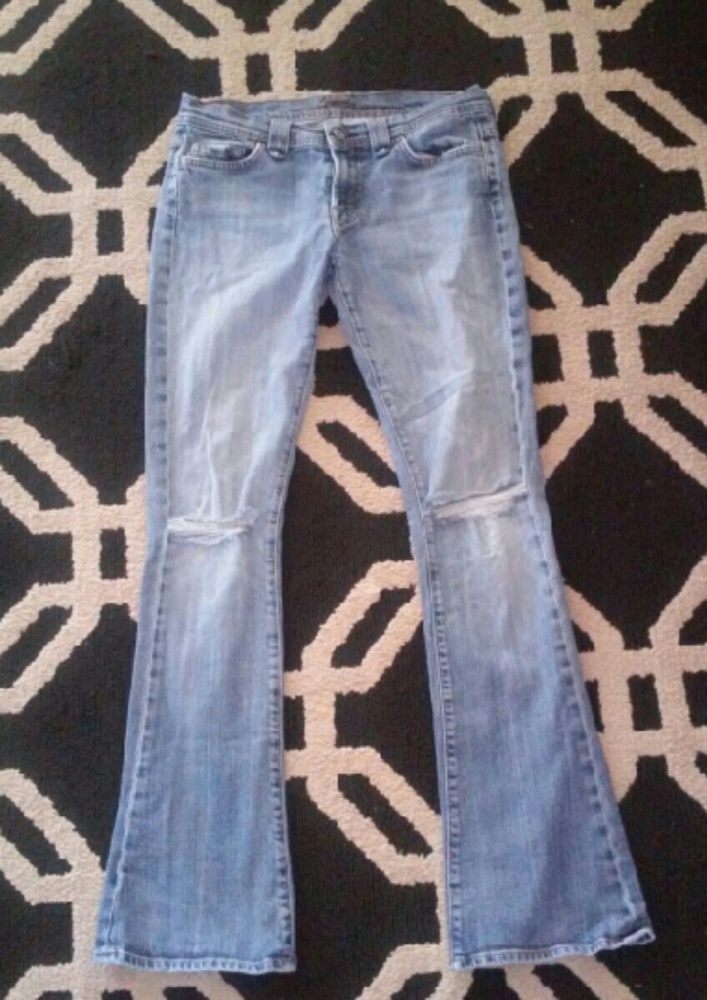 7 for all mankind Rockstar flare jeans