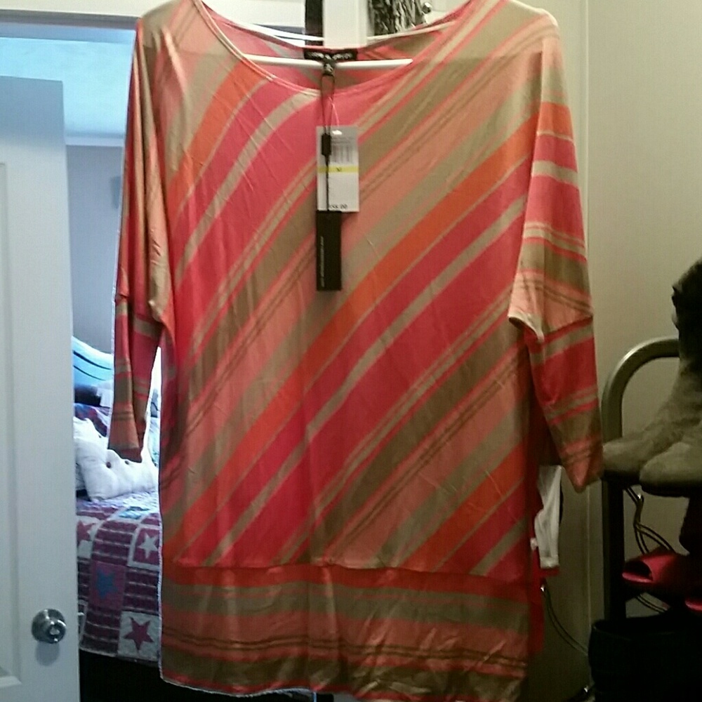 CABLE AND GAUGE  SHIRT/TUNIC