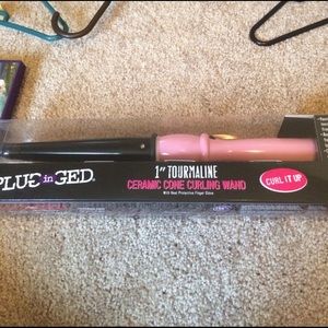 1" tourmaline ceramic cone curling wand