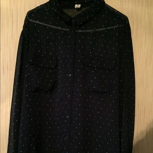 Long sleeve sheet top