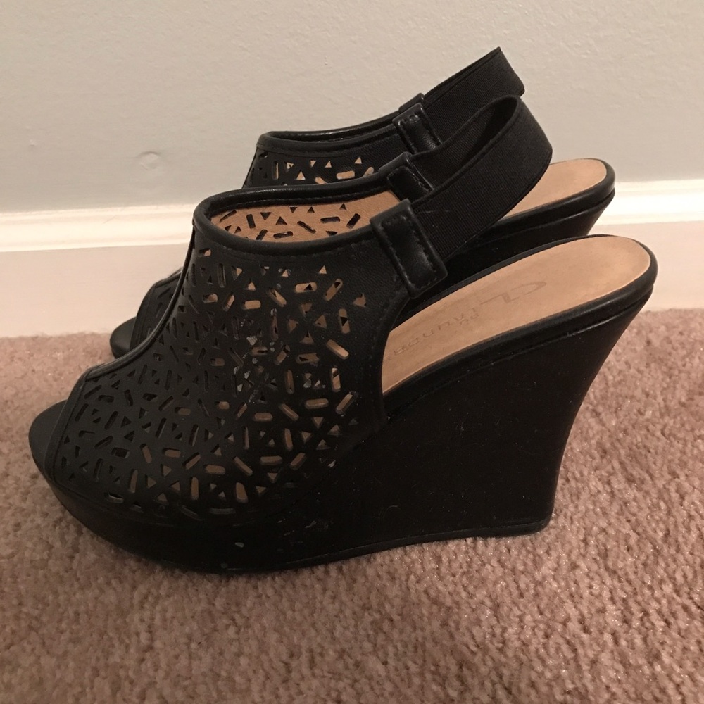 Chinese Laundry Wedges Peep Toes