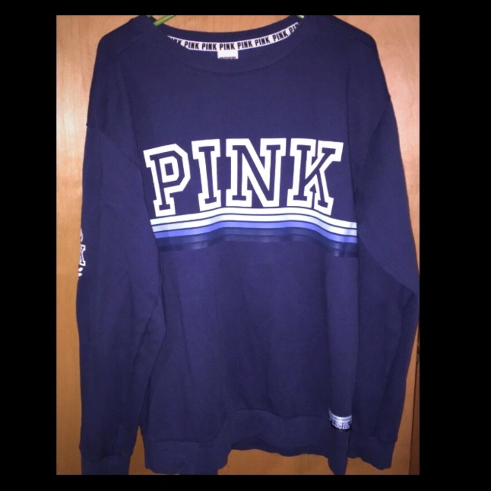 [SOLD ON MERCARI] PINK VICTORIAS SECRET SWEATSHIRT
