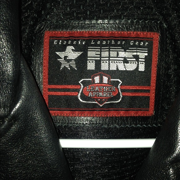 Vintage leather motorcycle jacket! - Picture 2 of 4