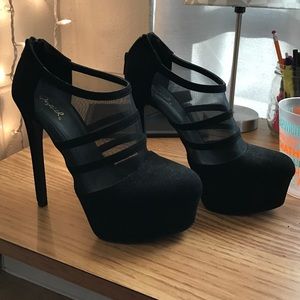 Black heels
