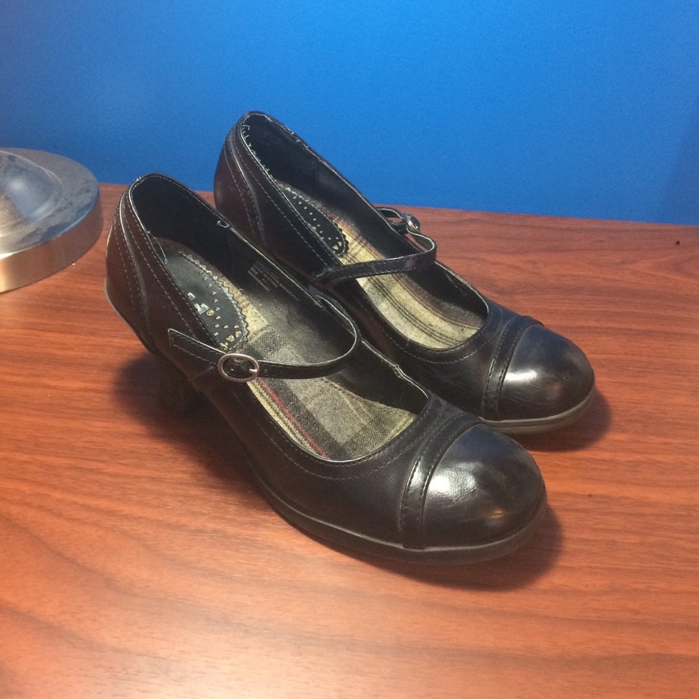 Conservative black heels