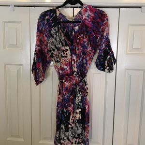 Presley Skye silk colorful shift dress Presley Skye silk colorful shift dress
