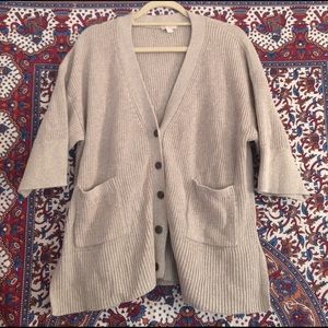 Tan 3/4 Sleeve Cardigan- NWOT