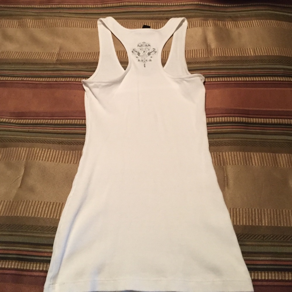 White Express Tank Racerback