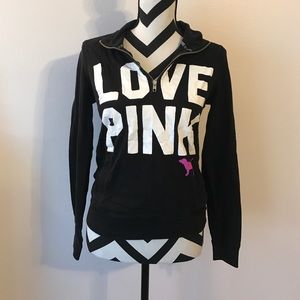 Victoria's Secret pink half zip
