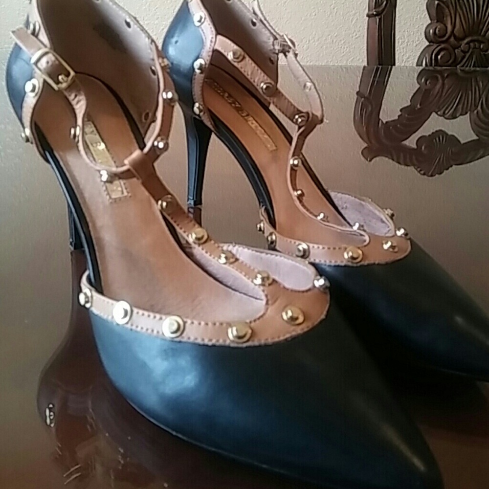 Audrey Brooke studded heels