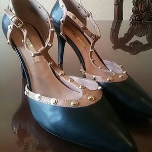 Audrey Brooke studded heels