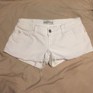 Abercrombie kids girl white shorts
