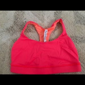 Lululemon Bright Coral Sports Bra Size 6