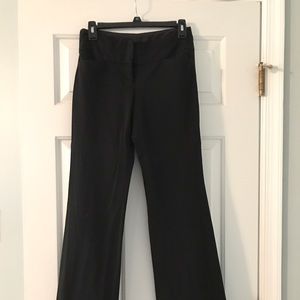 Express Editor black flat leg pants