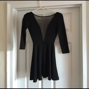 American apparel black dress