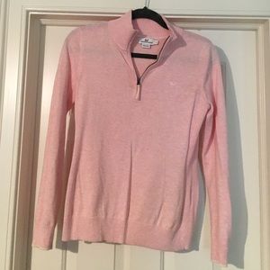 Pink Vineyard Vines 1/4 zip