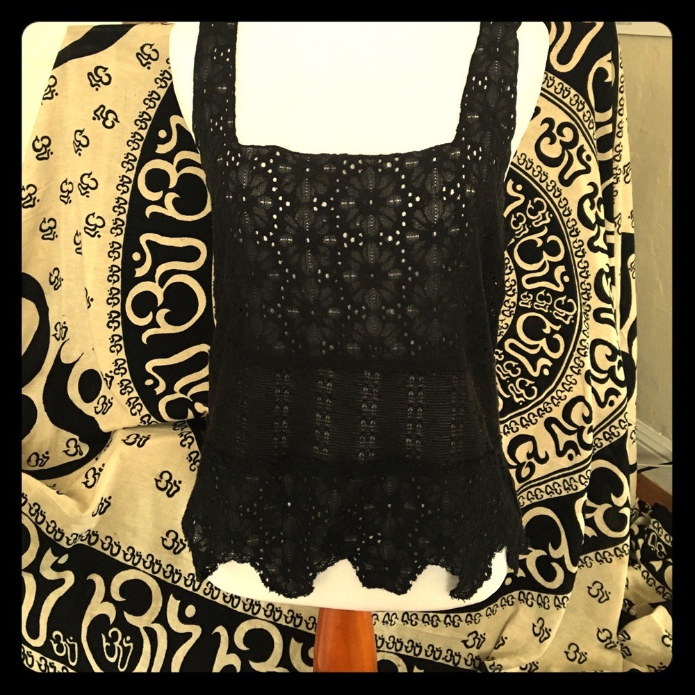 Free People lace tank top
