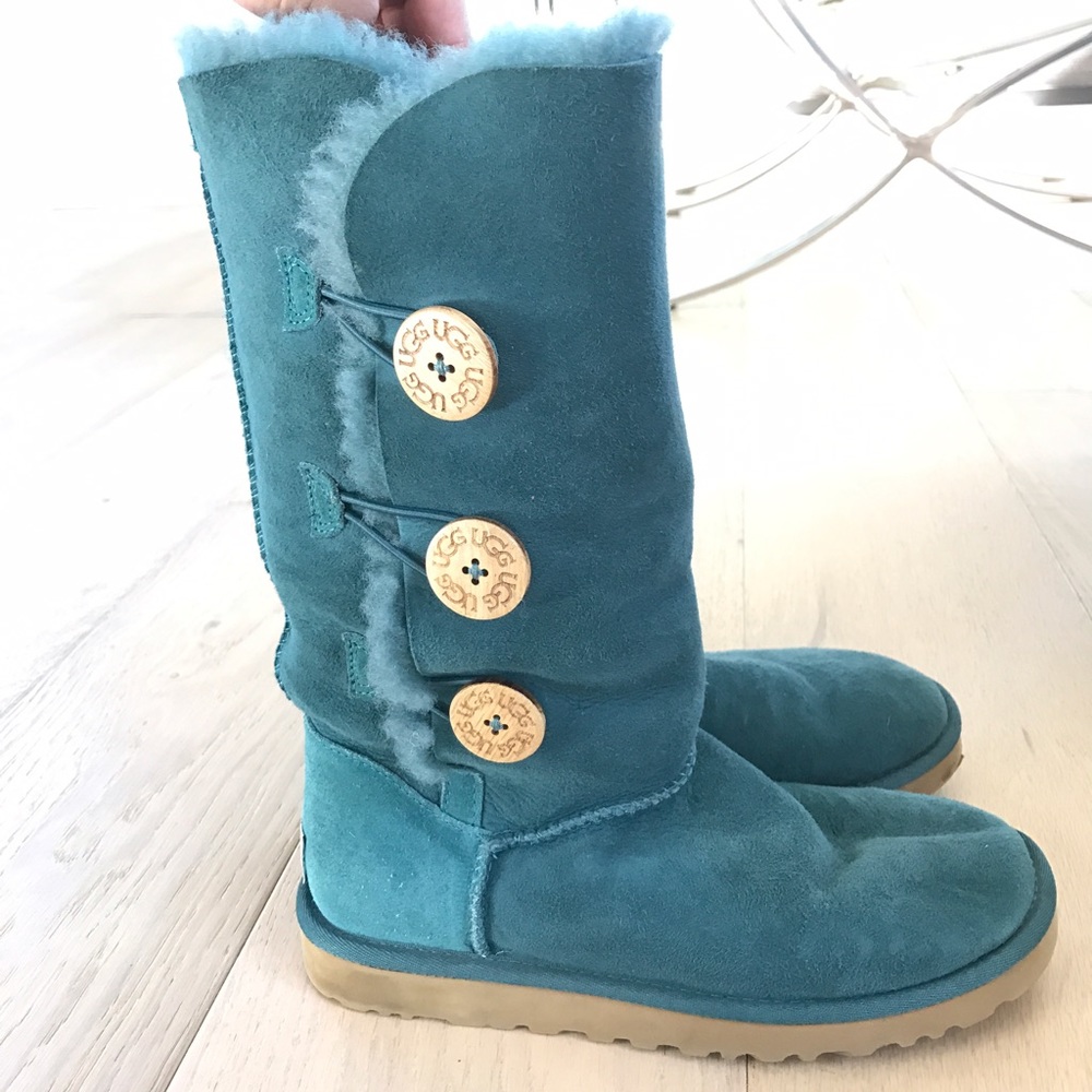 UGG Teal Bailey Button Triplet