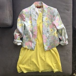 Alice + Olivia dress and blazer pair
