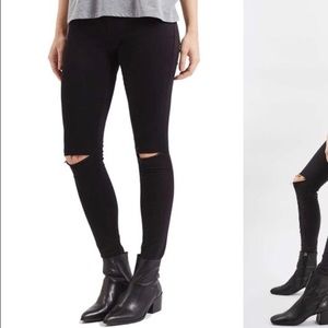 Black ripped jeans!!!