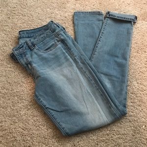 Light wash jeans
