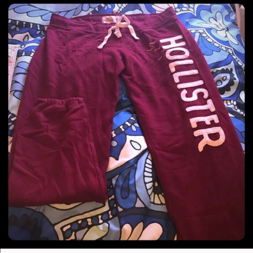 Hollister cropped sweat pants