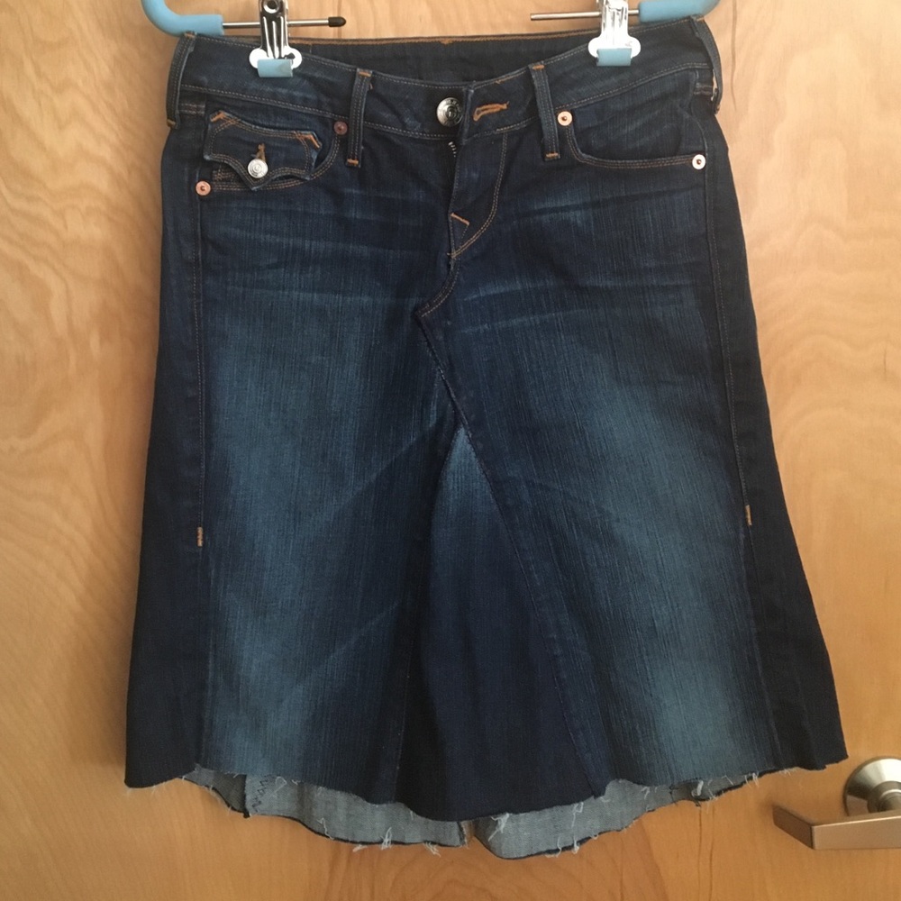 True religion jean skirt