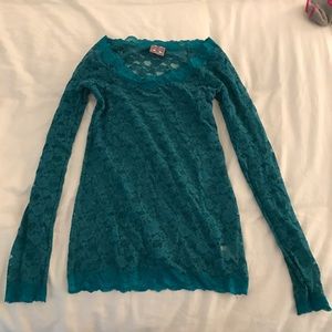 Free People Lace Shirt