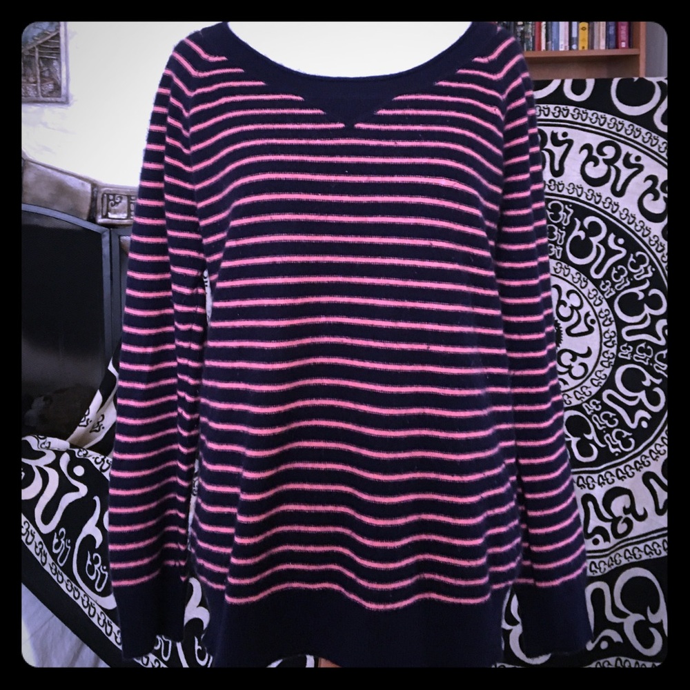 Aqua cashmere sweater
