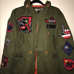 Reason fish tail parka jacket