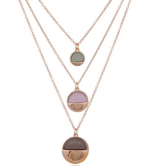 Triple Layer Necklace (new) - Picture 2 of 4