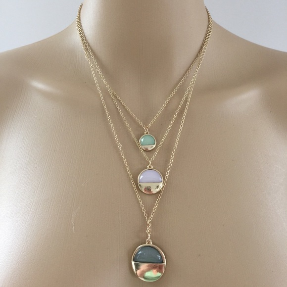 Triple Layer Necklace (new) - Picture 3 of 4